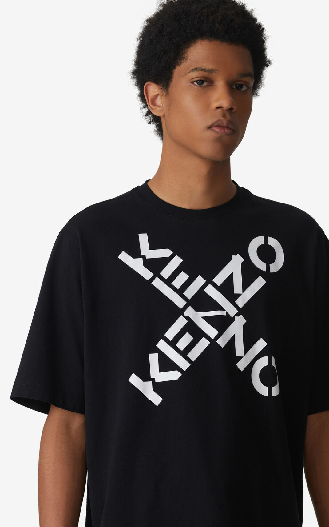 Kenzo Sport Big X Tシャツ メンズ 黒 - MYCNER504